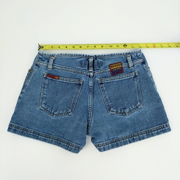 VINTAGE 90's | No Excuses Denim Button Up Shorts - Picture 4 of 7